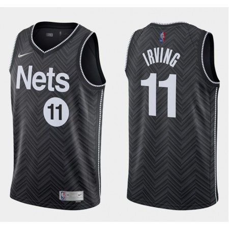 Herren NBA Brooklyn Nets Trikot Kyrie Irving 11 2020-21 Earned Edition Swingman
